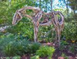 Bronze horse sculpture by Deborah Butterfield